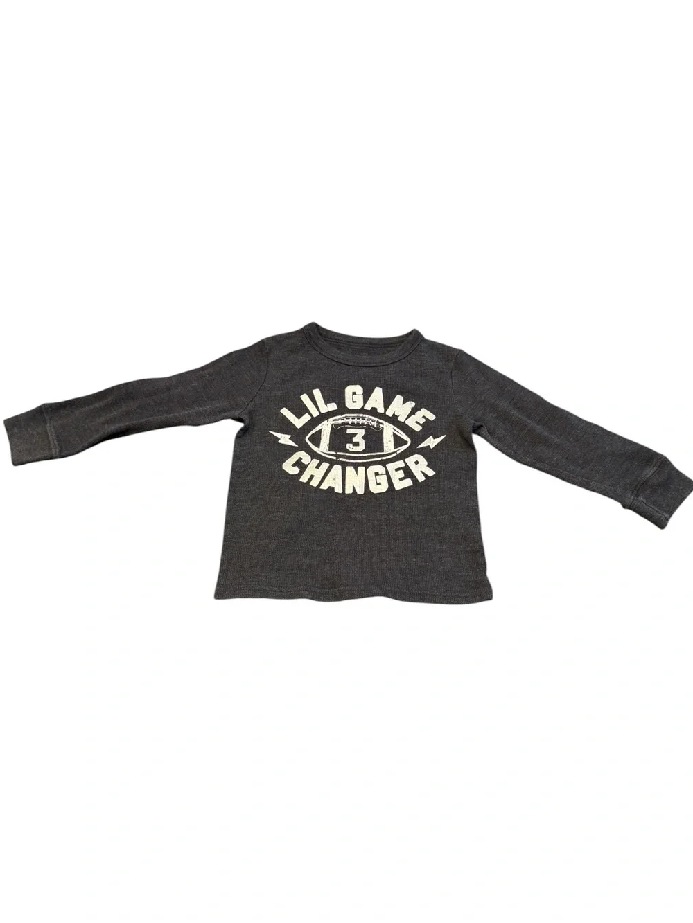 The Children's Place Charcoal 'Lil Game Changer' Thermal Shirt